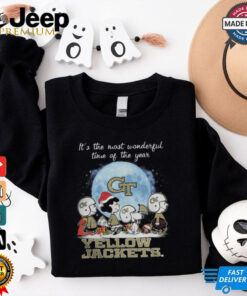 Georgia Tech Yellow Jackets It The Most Wonderful Time Of The Year Peanut Characters Christmas Shirt Georgia Tech Yellow Jackets It The Most Wonderful Time Of The Year Peanut Characters Christmas Shirt