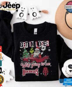 Get In Loser We’re Going To See Arkansas Razorbacks Grinch Shirt