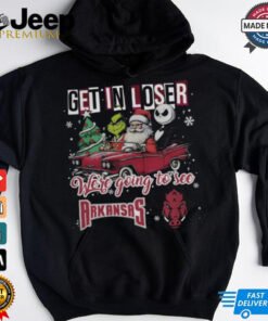 Get In Loser We’re Going To See Arkansas Razorbacks Grinch Shirt 2 Get In Loser We're Going To See Arkansas Razorbacks Grinch Shirt 3