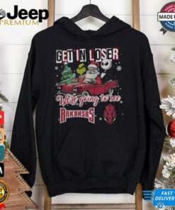Get In Loser We’re Going To See Arkansas Razorbacks Grinch Shirt 3 Get In Loser We're Going To See Arkansas Razorbacks Grinch Shirt 4