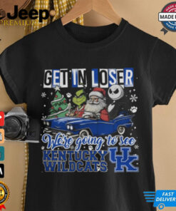 Get In Loser We_re Going To See Kentucky Wildcats Grinch Shirt