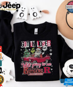 Get In Loser We_re Going To See Rutgers Scarlet Knights Grinch Shirt