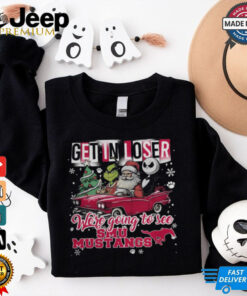 Get In Loser We_re Going To See SMU Mustangs Grinch Shirt Get In Loser We_re Going To See SMU Mustangs Grinch Shirt