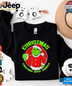 Grinch Boy Christmas never changes shirt