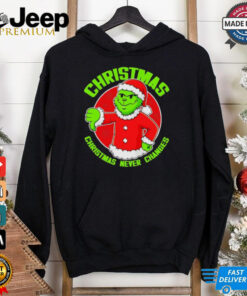 Grinch Boy Christmas never changes shirt