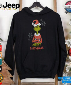 Grinch Christmas Shop The Grinch Green Merry Christmas Graphic T Shirt 4