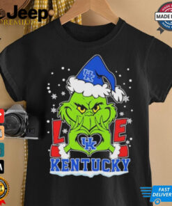 Grinch Hand Love Kentucky Wildcats Christmas Shirt 3 Grinch Hand Love Kentucky Wildcats Christmas Shirt 4