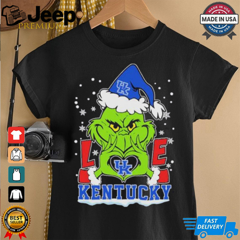 Grinch Hand Love Kentucky Wildcats Christmas Shirt Grinch Hand Love Kentucky Wildcats Christmas Shirt