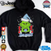 Grinch Hand Love North Carolina Tar Heels Christmas Shirt