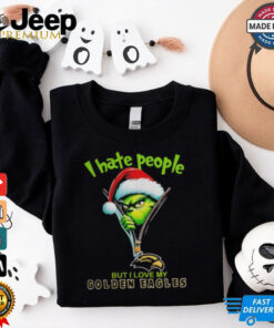 Grinch Santa Hat I Hate People But I Love My Southern Miss Golden Eagles Christmas Logo Shirt Grinch Santa Hat I Hate People But I Love My Southern Miss Golden Eagles Christmas Logo Shirt