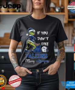 Grinch Santa If You Don’T Like Air Force Falcons Merry Kissmyass 2024 Shirt