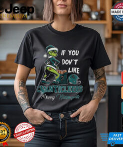 Grinch Santa If You Don’T Like Coastal Carolina Chanticleers Merry Kissmyass 2024 Shirt