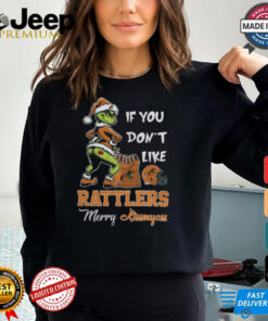 Grinch Santa If You Don'T Like Florida AampM Rattlers Merry Kissmyass 2024 Shirt 3