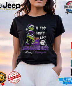 Grinch Santa If You Don’T Like James Madison Dukes Merry Kissmyass 2024 Shirt Grinch Santa If You Don’T Like James Madison Dukes Merry Kissmyass 2024 Shirt