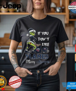 Grinch Santa If You Don’T Like Liberty Flames Merry Kissmyass 2024 Shirt