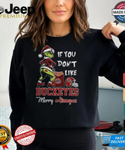 Grinch Santa If You Don’T Like Ohio State Buckeyes Merry Kissmyass 2024 Shirt 2 Grinch Santa If You Don'T Like Ohio State Buckeyes Merry Kissmyass 2024 Shirt 3