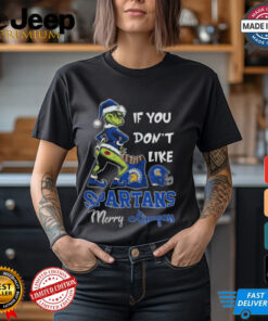Grinch Santa If You Don’T Like San José State Spartans Merry Kissmyass 2024 Shirt