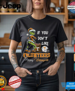 Grinch Santa If You Don’T Like Tennessee Volunteers Merry Kissmyass 2024 Shirt