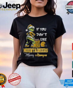 Grinch Santa If You Don’T Like West Virginia Mountaineers Merry Kissmyass 2024 Shirt Grinch Santa If You Don’T Like West Virginia Mountaineers Merry Kissmyass 2024 Shirt
