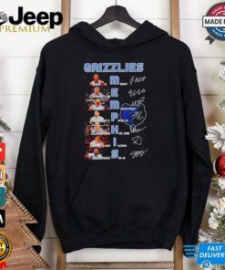 Grizzlies Memphis team players name and signature shirt Grizzlies Memphis team players name and signature shirt