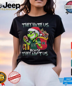 Hawai’i Rainbow Warriors X Grinch They Hate Us Because They Ain’t Us Christmas Shirt Hawai’i Rainbow Warriors X Grinch They Hate Us Because They Ain’t Us Christmas Shirt
