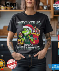 Hawai’i Rainbow Warriors X Grinch They Hate Us Because They Ain’t Us Christmas Shirt