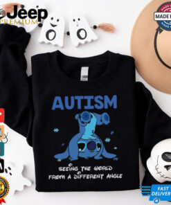 Headstanding Stitch Autism Seeing The World From A Different Angle T Shirt Headstanding Stitch Autism Seeing The World From A Different Angle T Shirt