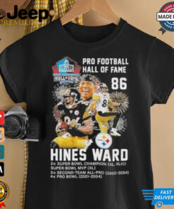 Hines Ward Pittsburgh Steelers Pro Football Hall Of Fame 2024 Shirt
