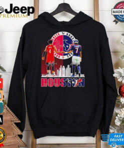 Houston Rockets Jalen Green x Houston Texans Kings CJ Stroud skyline shirt