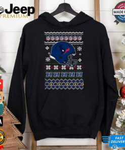 Houston Texans NFL football Christmas helmet shirt