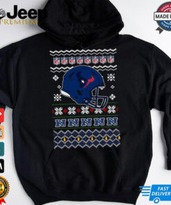 Houston Texans NFL football Christmas helmet shirt 2 Houston Texans NFL football Christmas helmet shirt 3