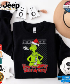 How The Grinch Stole My Vape Ugly Christmas T Shirts