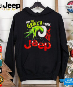 How the Grinch stole jeep Christmas  shirt