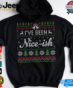 I've Been Nice Ish Ugly Christmas Shirt 4