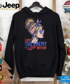 I Am The Enemy Within America Shirt 3