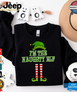I_m The Naughty Elf Matching Family Christmas Toddler Fine Jersey T Shirt