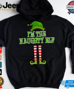 I_m The Naughty Elf Matching Family Christmas Toddler Fine Jersey T Shirt