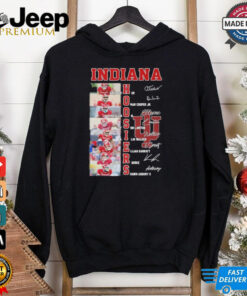 Indiana Hoosiers Football Team Players Signatures Shirt