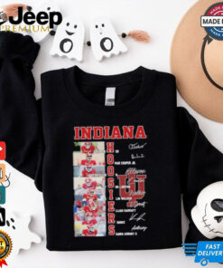 Indiana Hoosiers Football Team Players Signatures Shirt