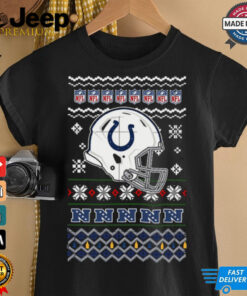 Indianapolis Colts NFL football Christmas helmet shirt