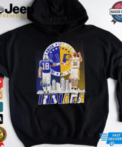 Indianapolis Colts Peyton Manning x Indiana Pacers Reggie Miller shirt