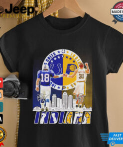 Indianapolis Colts Peyton Manning x Indiana Pacers Reggie Miller shirt 3 Indianapolis Colts Peyton Manning x Indiana Pacers Reggie Miller shirt 4