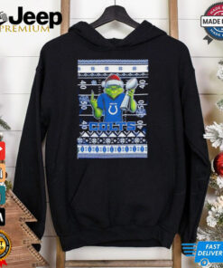 Indianapolis Colts X Grinch Christmas with Super Bowl Trophy ugly Christmas shirt 3 Indianapolis Colts X Grinch Christmas with Super Bowl Trophy ugly Christmas shirt 4