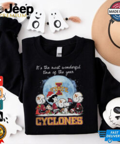 Iowa State Cyclones It The Most Wonderful Time Of The Year Peanut Characters Christmas Shirt