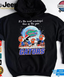 It’s The Most Wonderful Time Of The Years Peanuts Characters X Florida Gators Merry Christmas Shirt