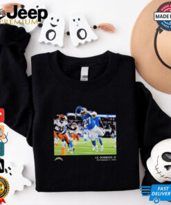 J.K. Dobbins 27 November 17 Los Angeles Chargers NFL Flash Features Week 11 T Shirt
