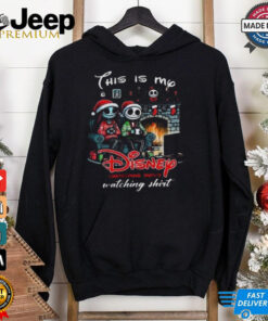 Jack Skellington And Sally This Is My Disney Christmas Movie Watching Christmas T shirt