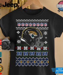 Jacksonville Jaguars NFL football Christmas helmet shirt