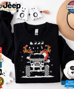Jeep Christmas Lights Xmas Tree Reindeer 2024  shirt