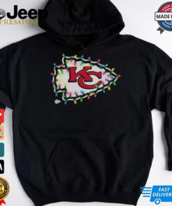 Kansas City Chiefs Primary Logo Holiday Lights T Shirt Kansas City Chiefs Primary Logo Holiday Lights T Shirt
